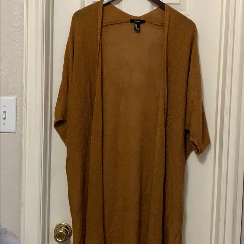 F21- longline cardigan